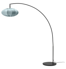 Lampa podłogowa, łuk, turkusowy/czarny REGNSKUR / SKAFTET 795.277.73