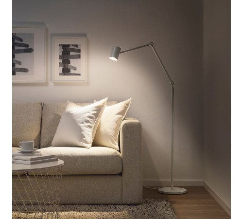 Lampa podłogowa/do czytania, biały NYMÅNE 803.367.58