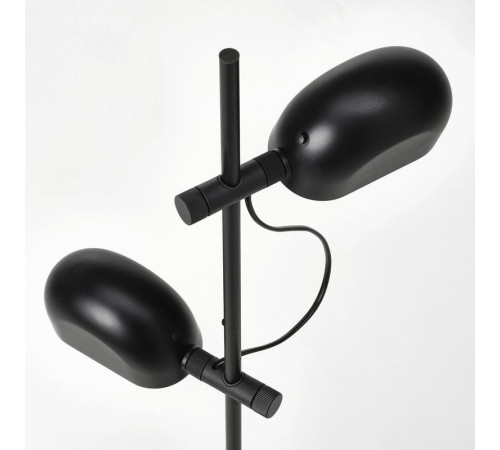 Lampa podłogowa 2-punktowa, czarny FOLKBÅT 805.666.69