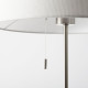 Lampa podłogowa, niklowano biały NYFORS 903.031.06