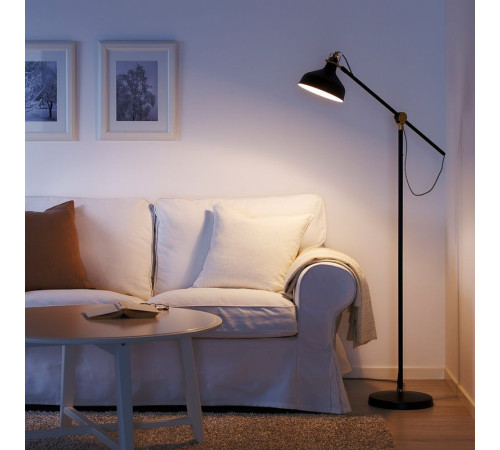 Lampa podłogowa, do czytania, czarny RANARP 903.313.74