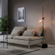 Lampa podłogowa, czarny HÅRSLINGA 905.564.91