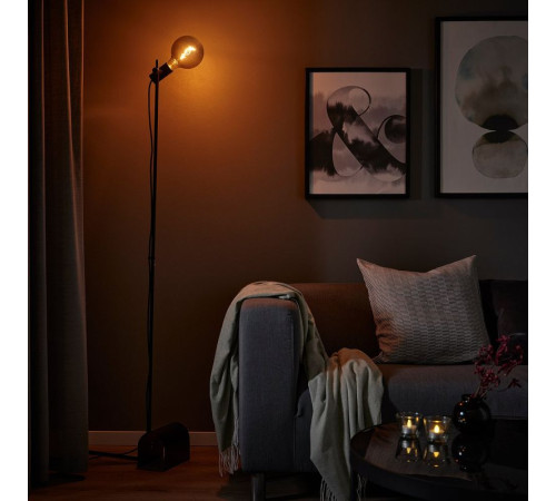 Lampa podłogowa, czarny HÅRSLINGA 905.564.91