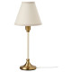 Lampa stołowa, mosiądz/beżowy FLYGHÖJD 005.012.62