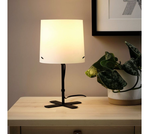 Lampa stołowa, czarny/biały BARLAST 005.045.57