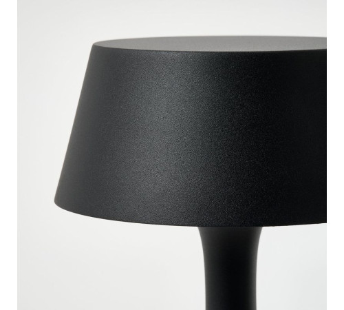 Przenośna lampa LED, na baterie można przyciemniać/czarny na zewnątrz AVHÅLL 105.400.22
