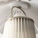 Lampa stołowa, plisowane biały KUDDLAVA 204.924.88