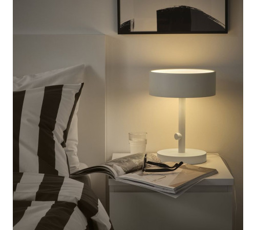 Lampa stołowa, biały NYMÅNE 405.930.71
