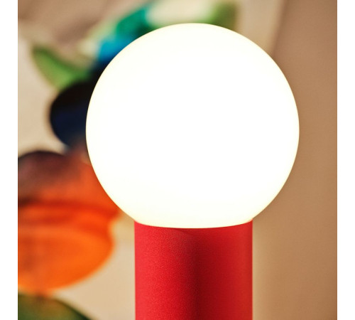 Przenośna lampa LED, na baterie można przyciemniać/czerwony jasnoniebieski IKEA PS 2026 406.085.48