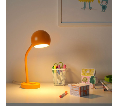 Lampka na biurko LED, można przyciemniać/pomarańczowy KORVSNÖRE 406.286.93