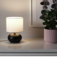 Lampa stołowa, czarny/biały TVÄRFOT 504.675.24