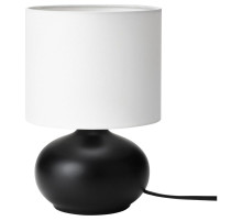 Lampa stołowa, czarny/biały TVÄRFOT 504.675.24