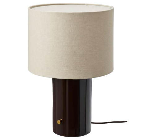 Lampa stołowa, można przyciemniać beżowy/brązowy ceramika HALGATT 505.972.24