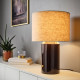 Lampa stołowa, można przyciemniać beżowy/brązowy ceramika HALGATT 505.972.24