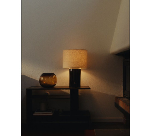 Lampa stołowa, można przyciemniać beżowy/brązowy ceramika HALGATT 505.972.24
