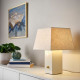 Lampa stołowa, można przyciemniać biały/biały ceramika HALGATT 506.012.64