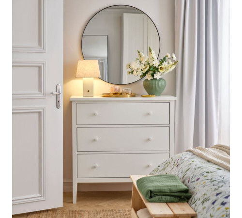 Lampa stołowa, można przyciemniać biały/biały ceramika HALGATT 506.012.64