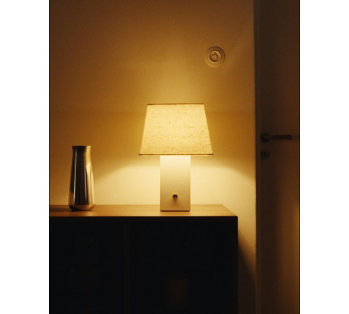 Lampa stołowa, można przyciemniać biały/biały ceramika HALGATT 506.012.64