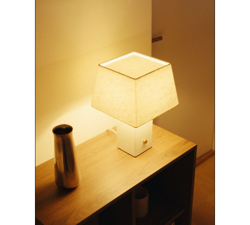 Lampa stołowa, można przyciemniać biały/biały ceramika HALGATT 506.012.64