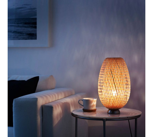 Lampa stołowa, bambus/wykonano ręcznie BÖJA 601.522.79
