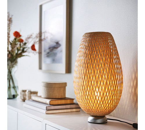 Lampa stołowa, bambus/wykonano ręcznie BÖJA 601.522.79