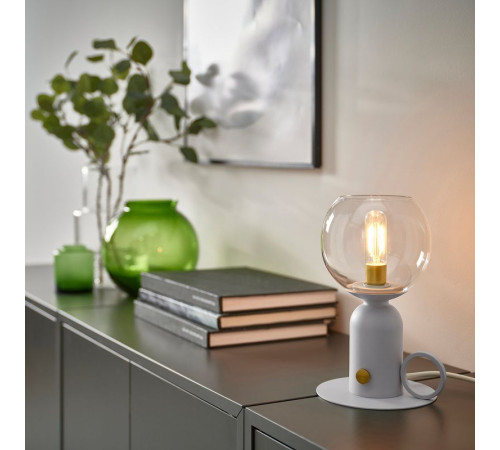 Lampa stołowa, można przyciemniać jasnoszary ÅSKMULLER 605.762.40