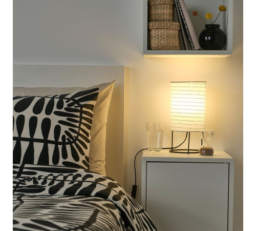 Lampa stołowa, biały/czarny STRANDAD 605.943.43