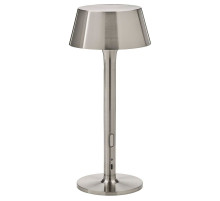 Przenośna lampa LED, na baterie można przyciemniać/niklowano na zewnątrz AVHÅLL 606.141.43