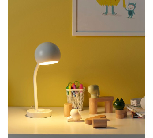 Lampka na biurko LED, można przyciemniać/biały KORVSNÖRE 805.858.37