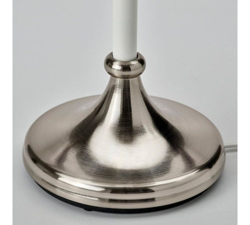 Lampa stołowa, niklowano/biały FLYGHÖJD 905.599.65