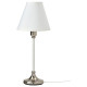 Lampa stołowa, niklowano/biały FLYGHÖJD 905.599.65