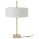 Lampa stołowa, biały tkanina/mosiądzowane STOCKHOLM 2025 905.859.26