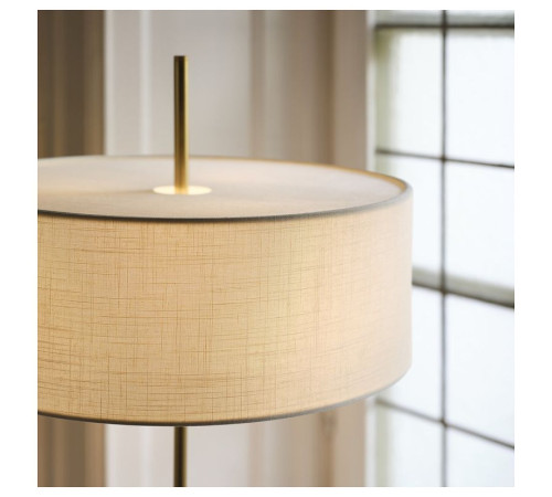 Lampa stołowa, biały tkanina/mosiądzowane STOCKHOLM 2025 905.859.26