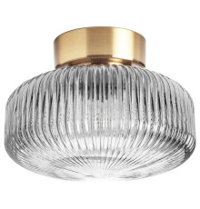 Lampa sufitowa, mosiądz/szare szkło przezroczyste SOLKLINT 404.720.31