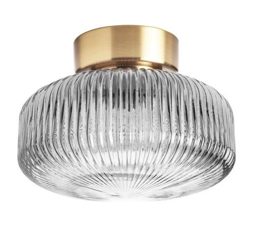 Lampa sufitowa, mosiądz/szare szkło przezroczyste SOLKLINT 404.720.31