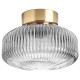 Lampa sufitowa, mosiądz/szare szkło przezroczyste SOLKLINT 404.720.31