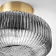 Lampa sufitowa, mosiądz/szare szkło przezroczyste SOLKLINT 404.720.31