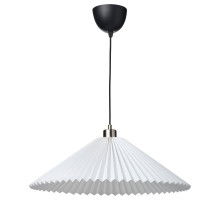Lampa wisząca, plisowane biały KUDDLAVA / SKAFTET 096.039.87