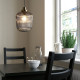 Lampa wisząca, mosiądz/szare szkło przezroczyste SOLKLINT 104.307.78