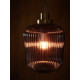 Lampa wisząca, mosiądz/szare szkło przezroczyste SOLKLINT 104.307.78