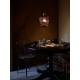 Lampa wisząca, mosiądz/szare szkło przezroczyste SOLKLINT 104.307.78