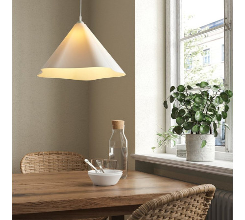 Lampa wisząca, biały/plastik ZEBRASÄV 105.224.81