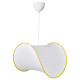 Lampa wisząca, biały/żółty GREJSIMOJS / HAVSDJUP 196.131.94
