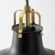 Lampa wisząca, czarny RANARP 203.909.51