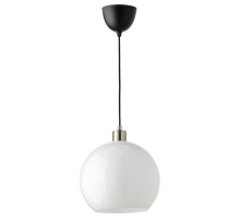 Lampa wisząca, biały szkło/niklowano JÄRPLIDEN 204.996.06