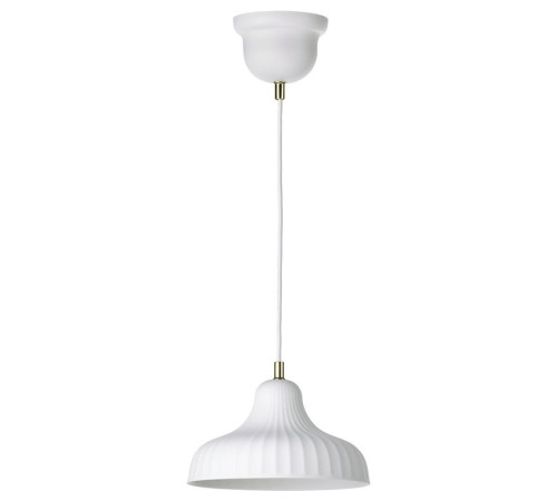 Lampa wisząca, kremowy/ceramika SKIVTOFS 205.967.06