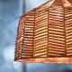Lampa wisząca, biały/rattan KAPPELAND / HAVSDJUP 296.040.52