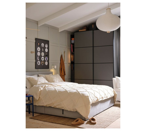 Lampa wisząca, w kształcie cebuli/biały RISBYN / HAVSDJUP 296.110.81
