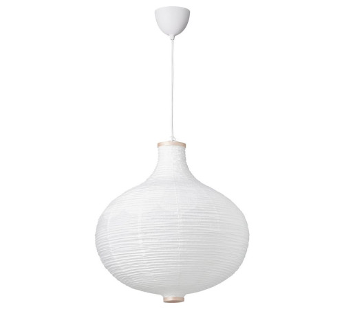 Lampa wisząca, w kształcie cebuli/biały RISBYN / HAVSDJUP 296.110.81