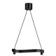 Lampa wisząca, fala/czarny ACKJA 305.589.16
